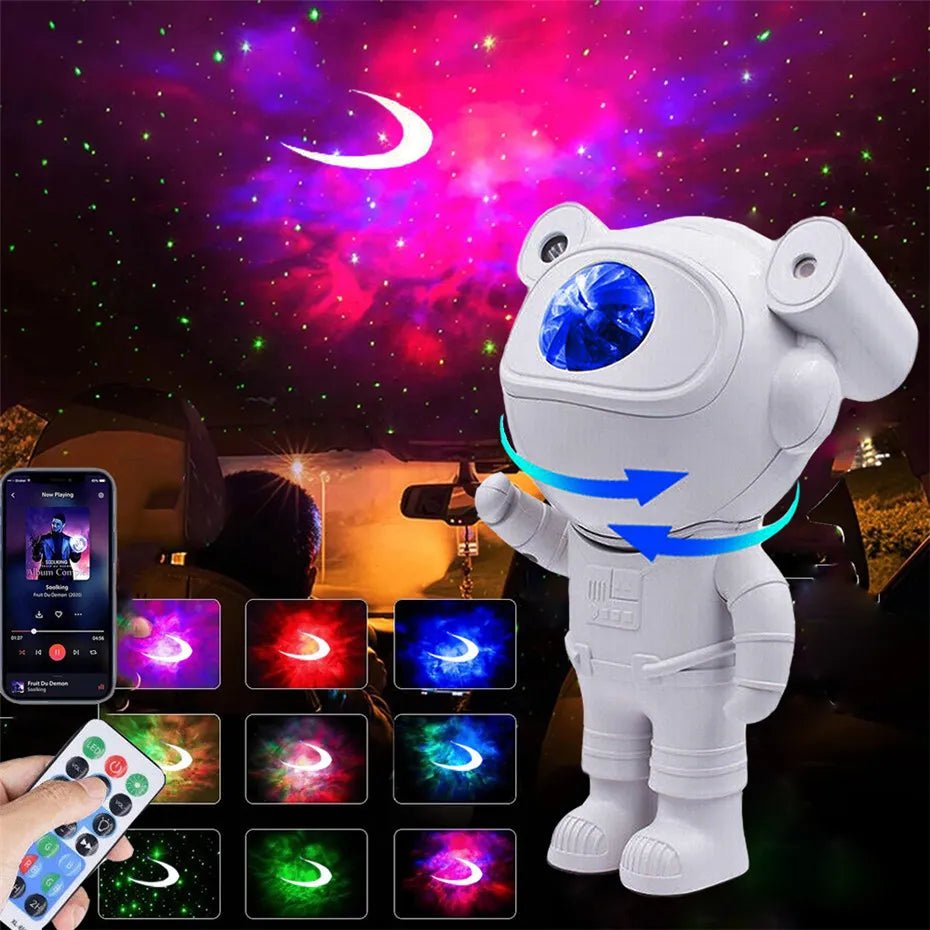 Astronauta Proyector y Bluetooth