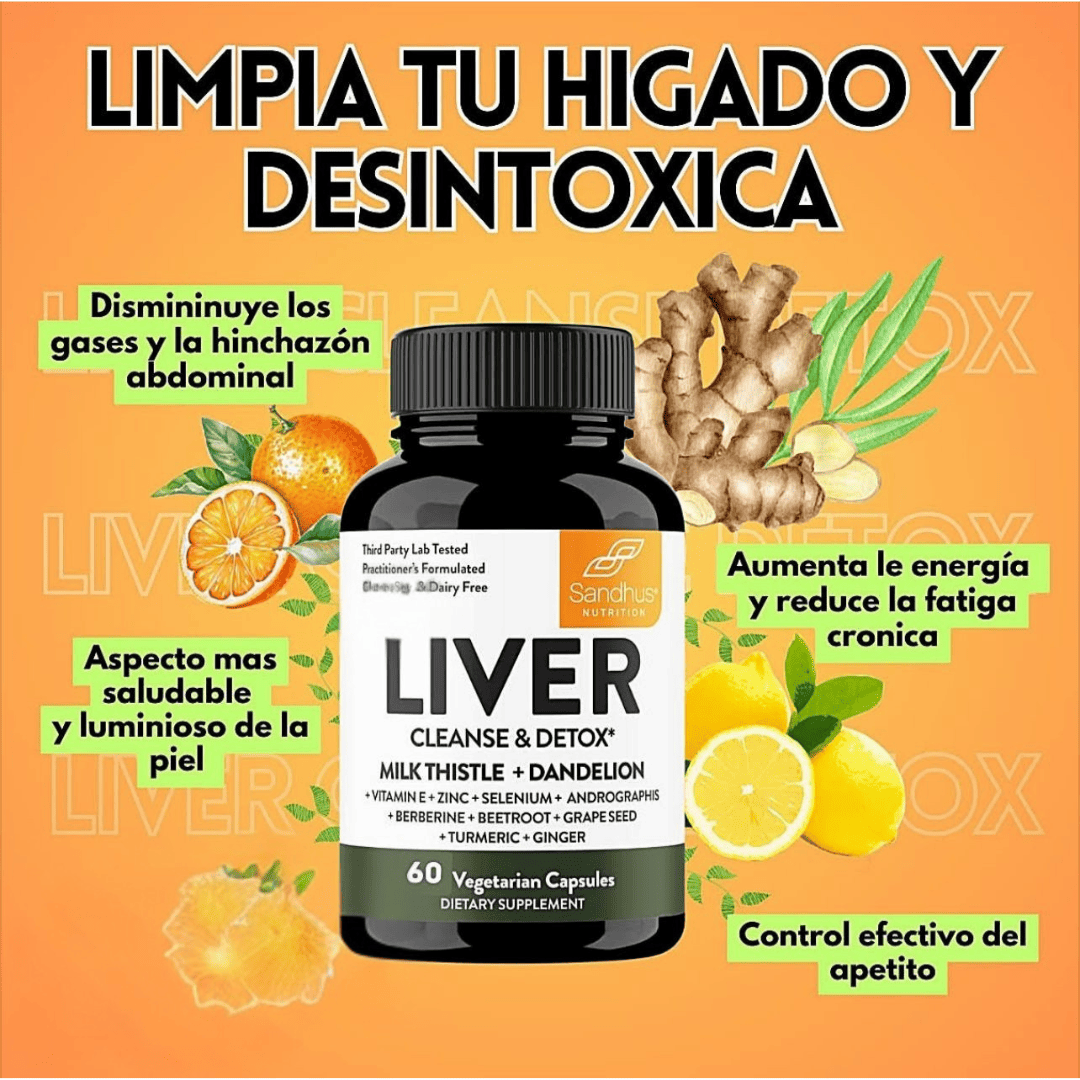 Liver Detox 70 Cápsulas 🧪