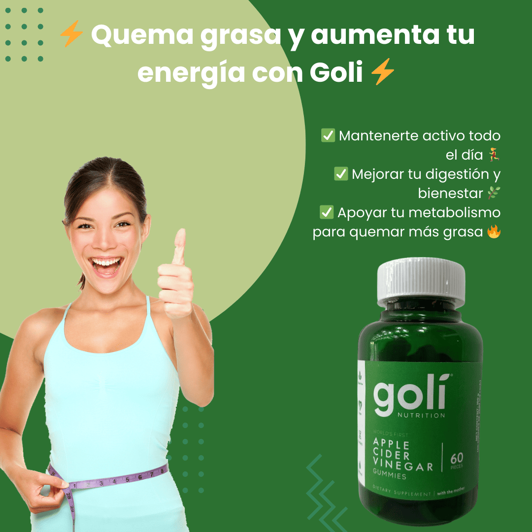 Gomitas GOLI para bajar de peso 🍃