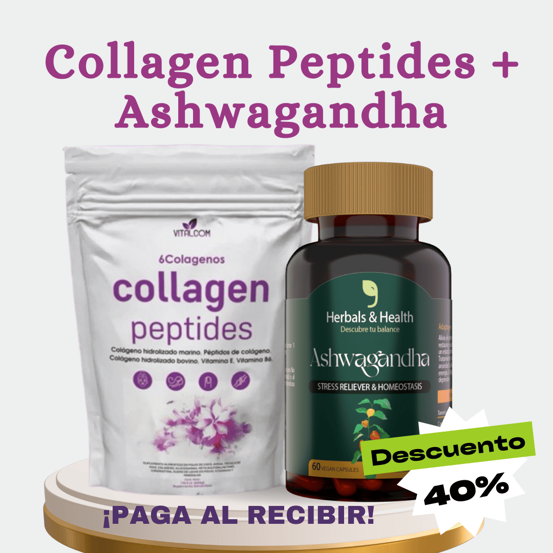 Combo 2x1: ¡Colágeno + Ashwagandha!🏆