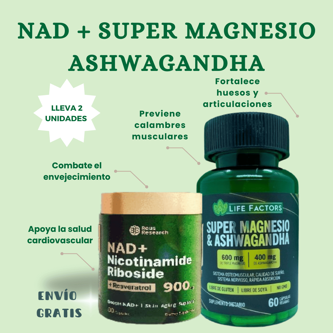 NAD + Super Magnesio - Ashwagandha