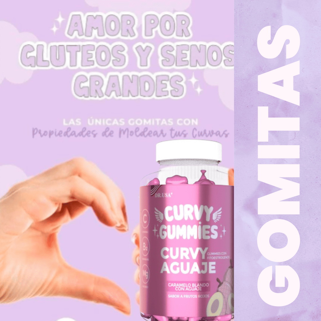 🍑 Gomitas de aguaje Curvy Gummies 🍑