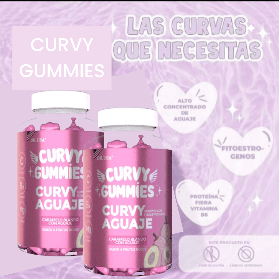 🍑 Gomitas de aguaje Curvy Gummies 🍑
