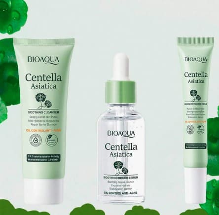 Kit x 5 Rutina Facial Extracto De Centella Asiatica Bioaqua