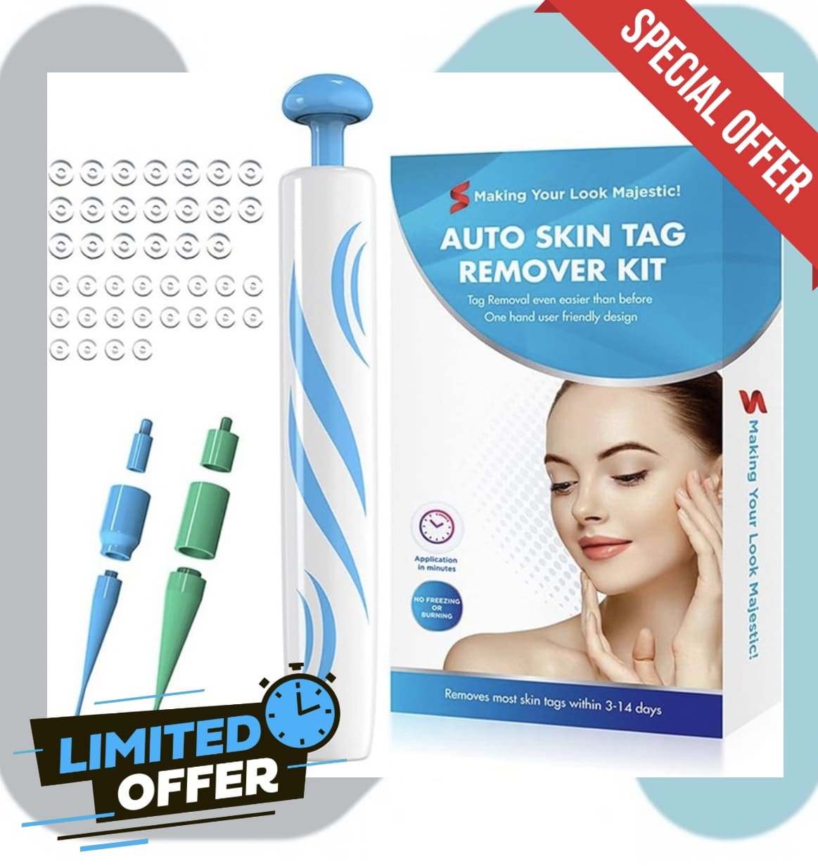 KIT COMPLETO PARA VERRUGAS - 2 EN 1