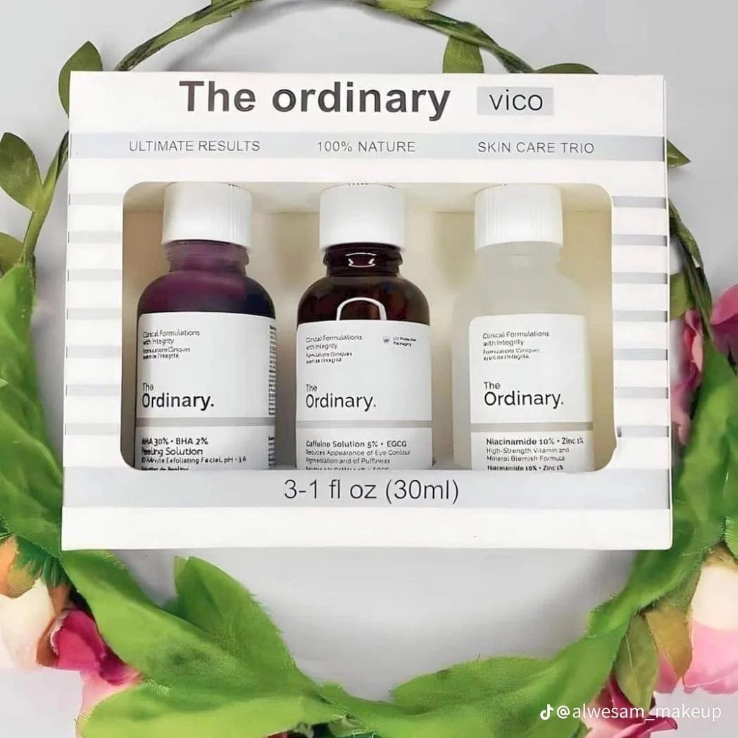 KIT X 3 SERUM THE ORDINARY + GRATIS MINI MASAJEADOR MUSCULAR EMS