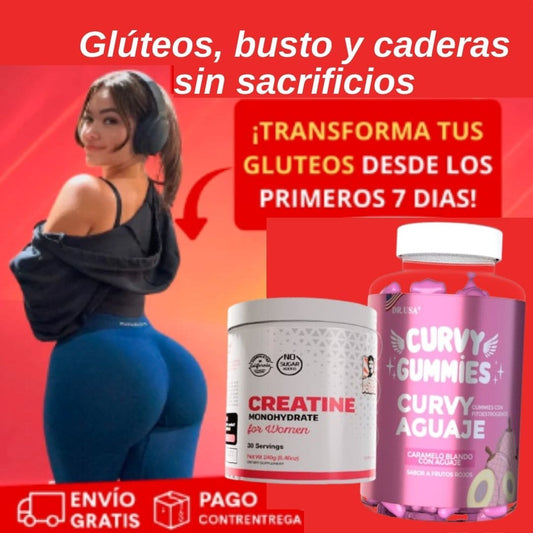 Combo Curvy Gummies + Creatina Old School