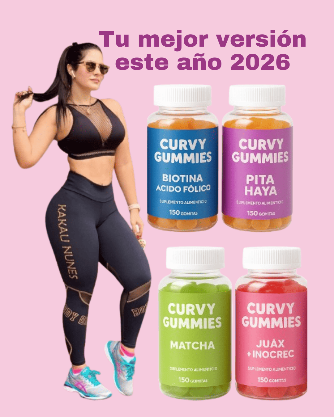 Curvy Gummies x 4 frascos 💖