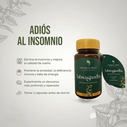 Ashwagandha 60 Cápsulas 🌿
