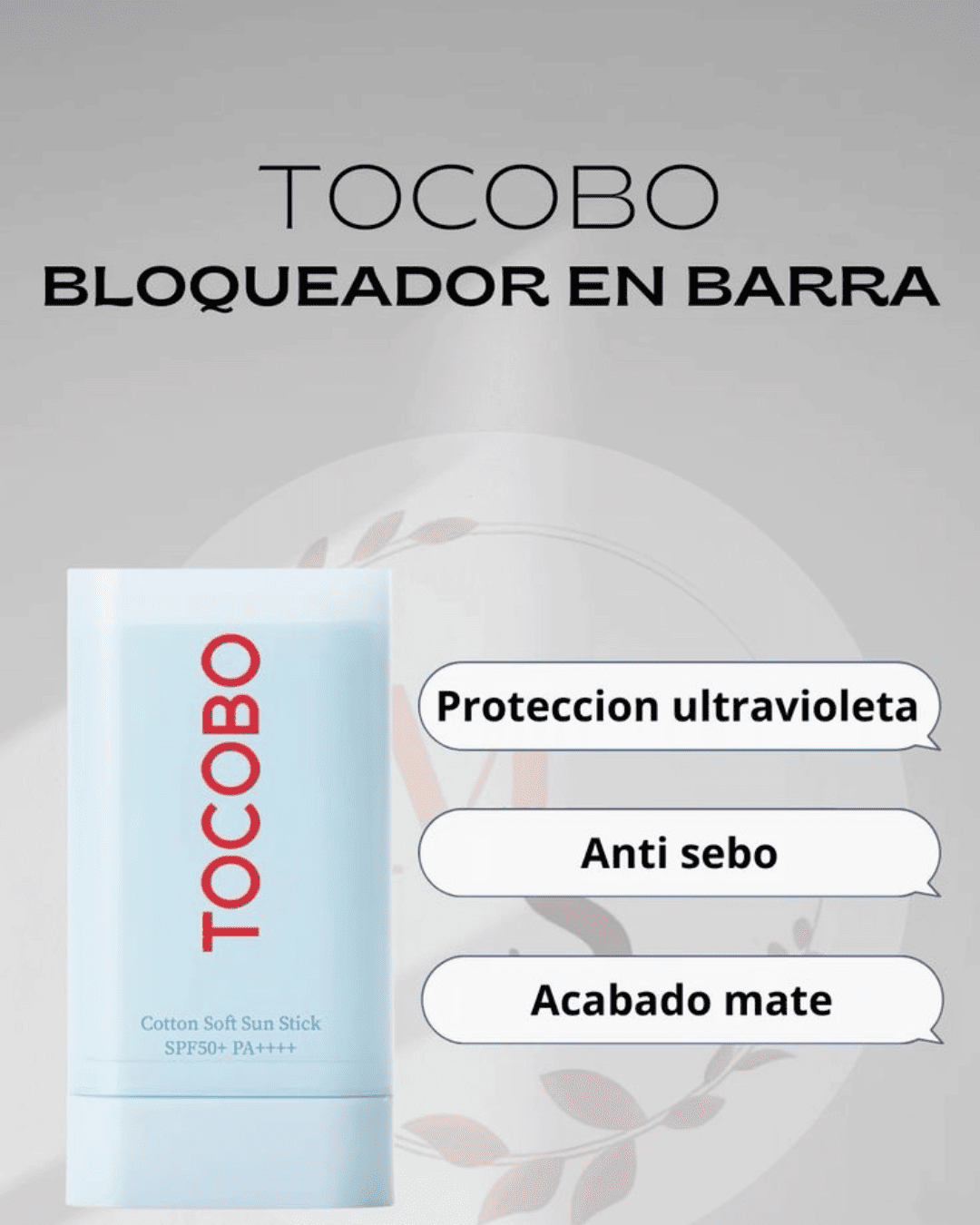 Bloqueador Solar Coreano Tocobo 2x1💙