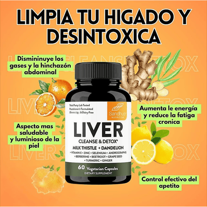 Liver Detox 70 Cápsulas 🧪