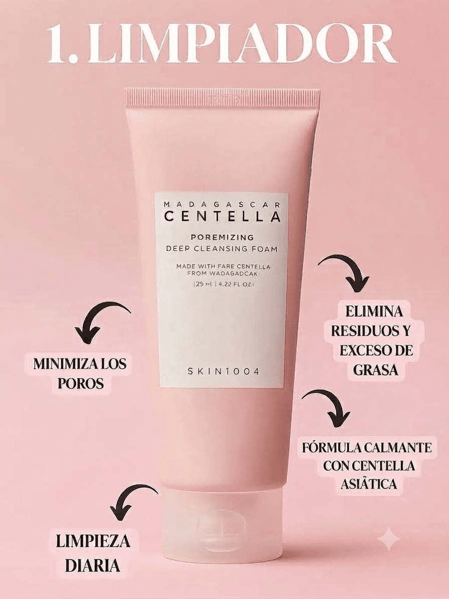 Kit X 3 Madagascar Centella Piel Grasa