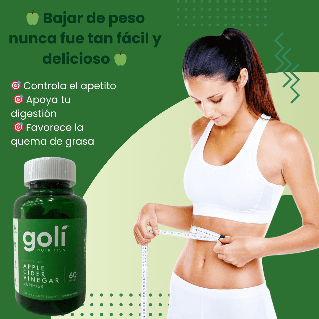 Gomitas GOLI para bajar de peso 🍃
