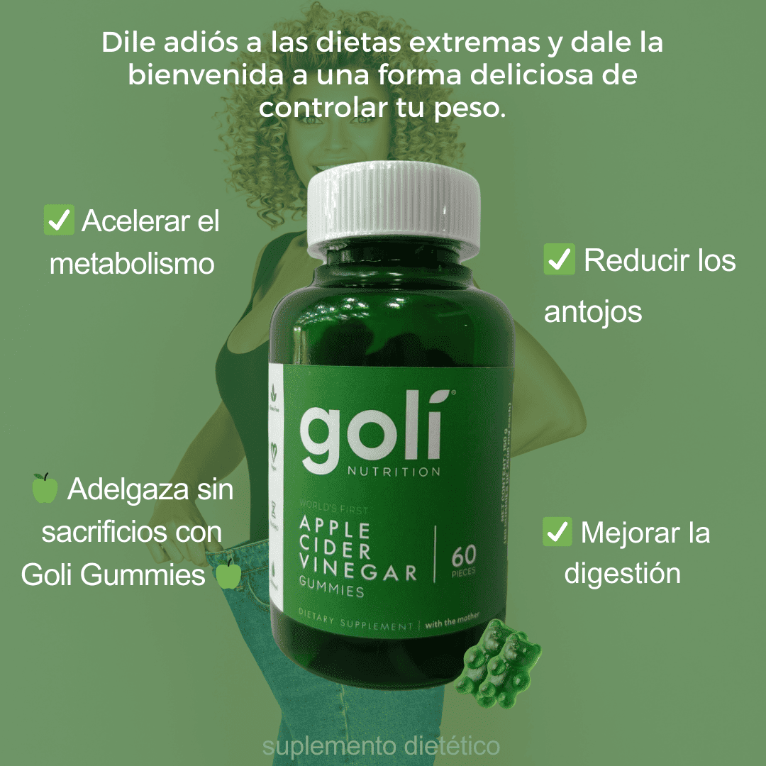 Gomitas GOLI para bajar de peso 🍃