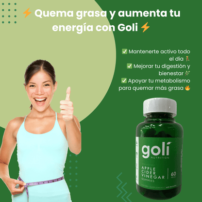 Gomitas GOLI para bajar de peso 🍃