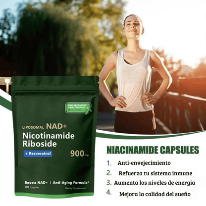 Nad Liposomal Funda + Reveratrol 100 Capsulas🧪💊