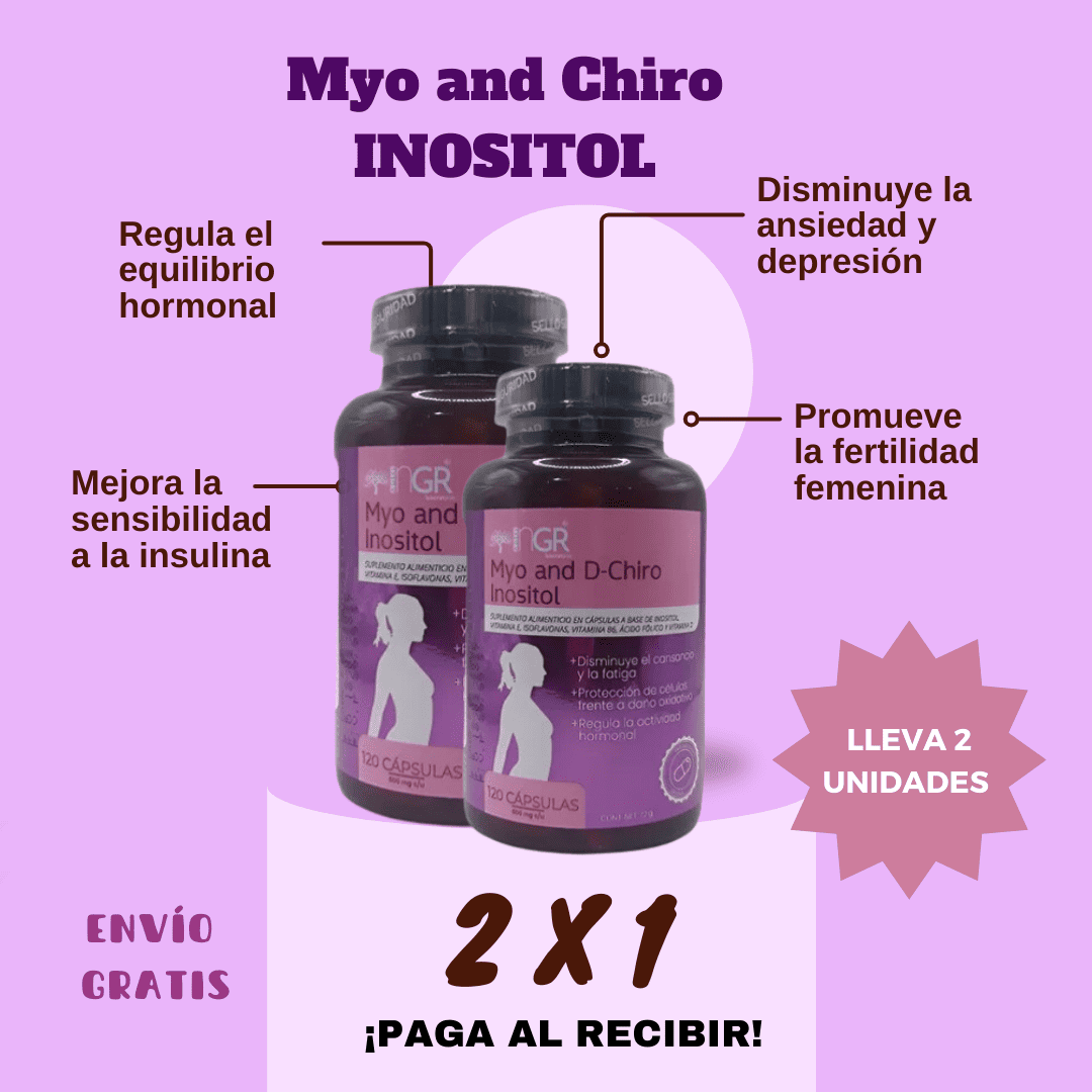 Myo-Inositol y D-Chiro-Inositol - 2X1