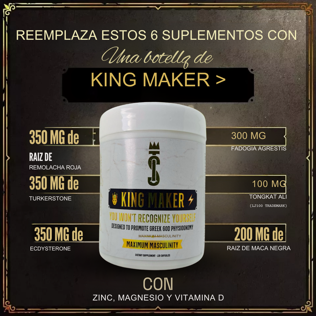King Maker 🦁 Potencia Masculina Natural